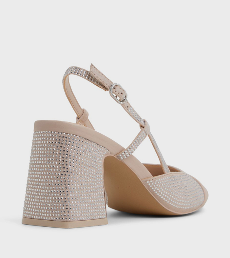 WINSLOWW Cap Toe Slingback Pumps