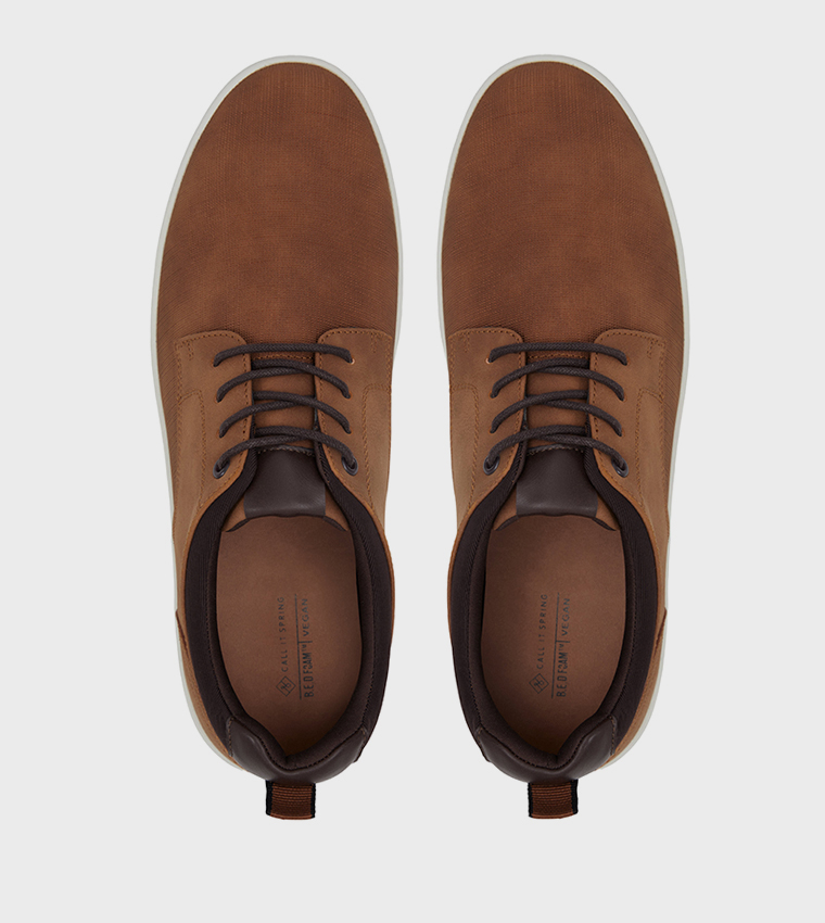 WISTMAN Textured Lace-Up Shoes