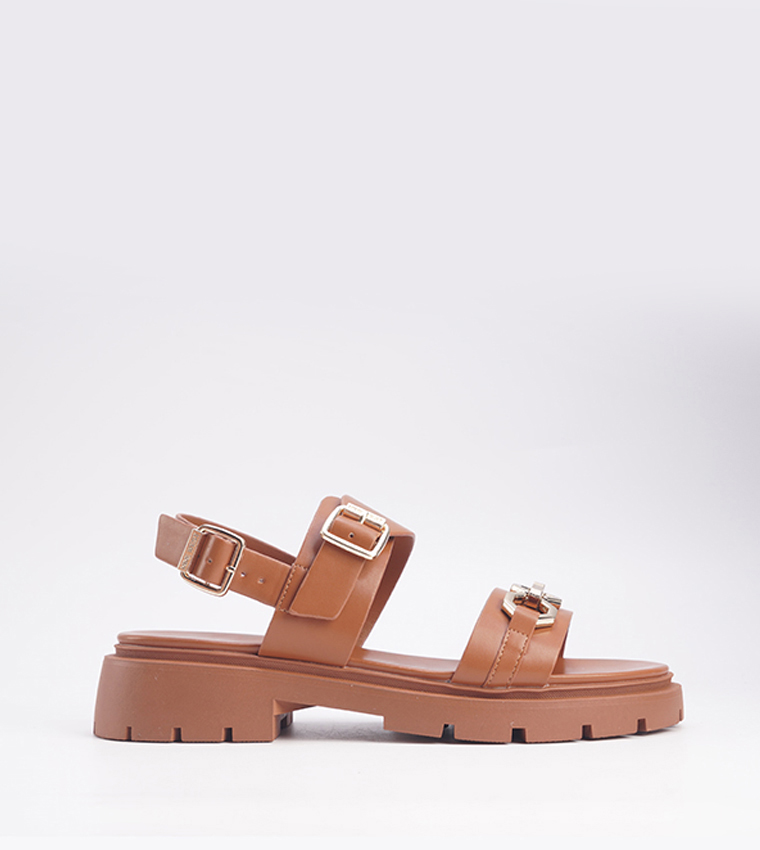 MONIW Metal Accent Casual Sandals