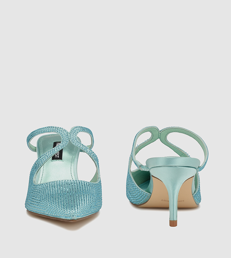 AROSEH Embellished Mule Pumps