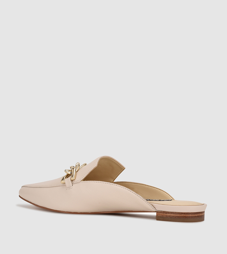 Buy Nine West AZUR Pointed Toe Mules In Ivory | 6thStreet UAE