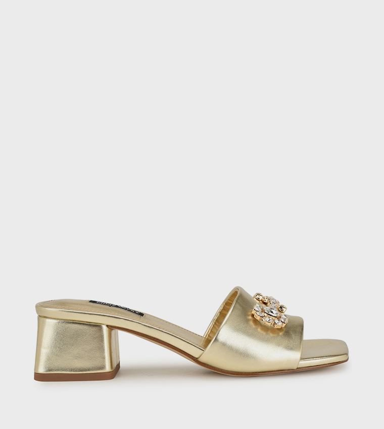 BAMSY Accessory Detail Heel Sandals