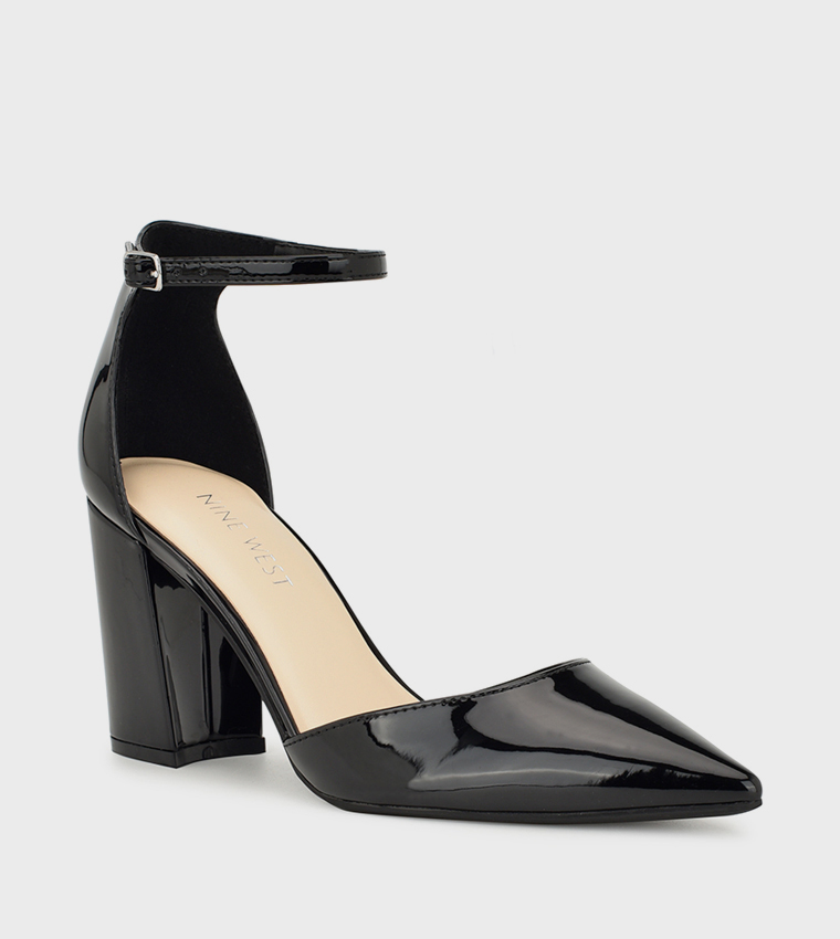 Ankle Strap Block Heel Sandals
