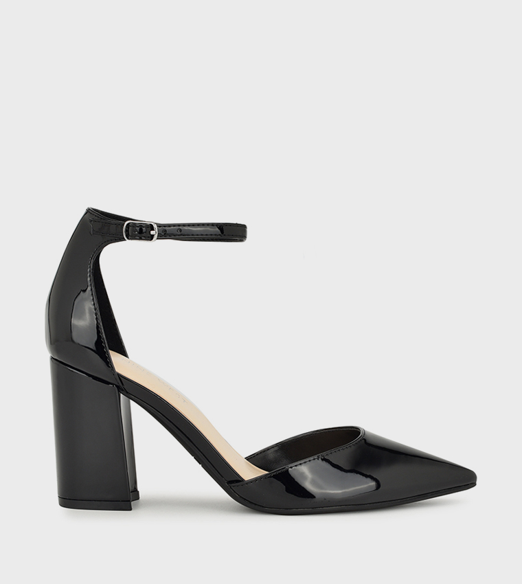 Ankle Strap Block Heel Sandals