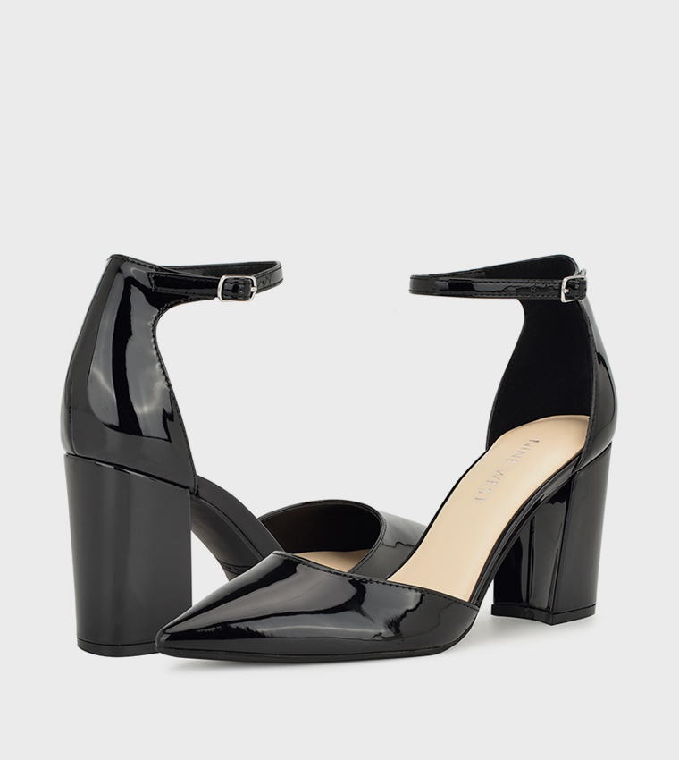 Ankle Strap Block Heel Sandals