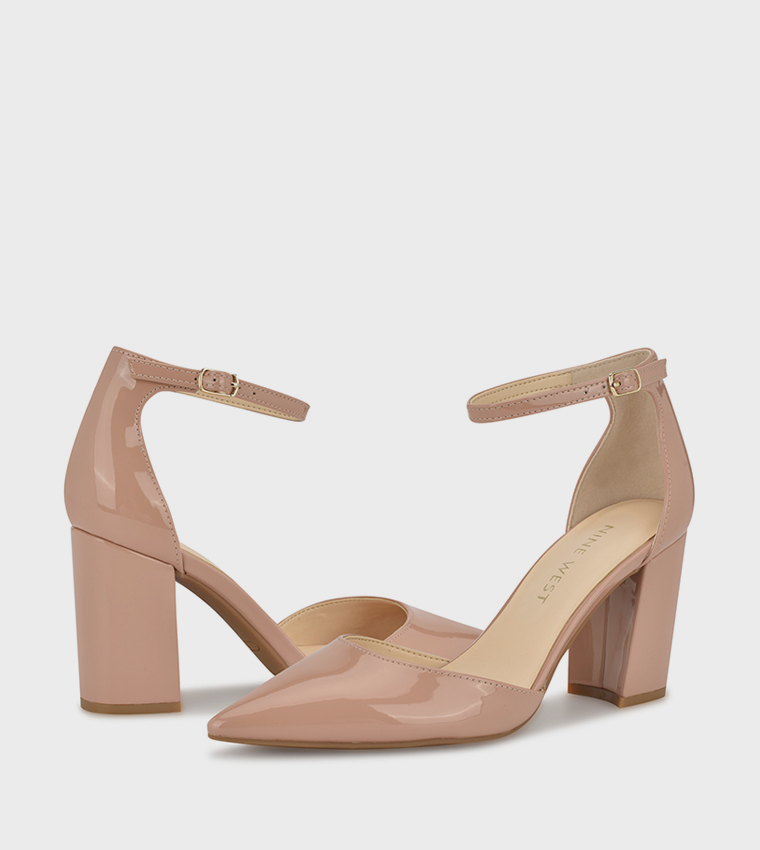 Ankle Strap Block Heel Sandals