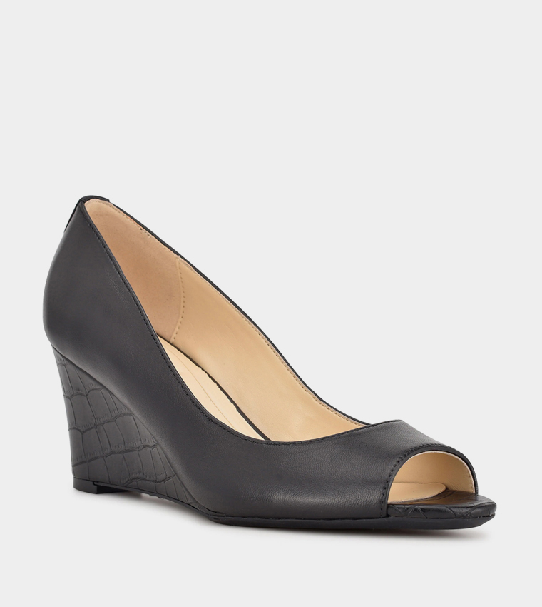CAPE Peep Toe Wedge Sandals