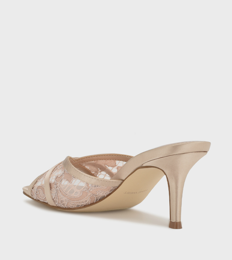 DAINTY Laced Heeled Sandals