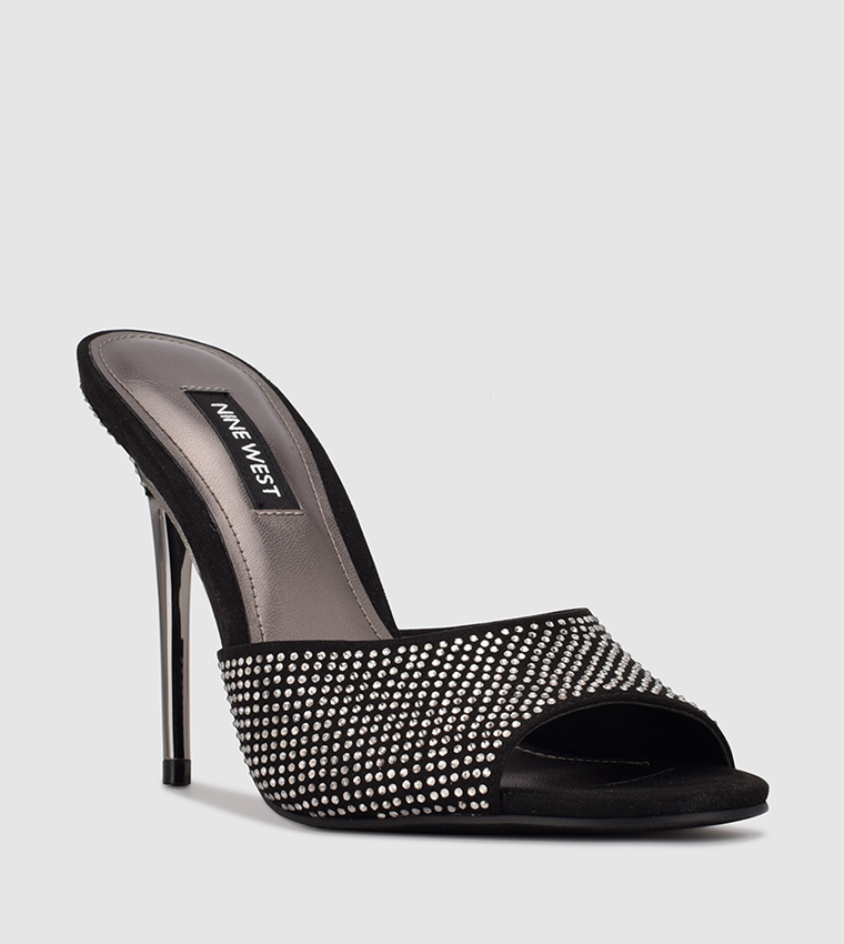 Buy Nine West DIVASH Round Toe Stiletto Heels In Black 6thStreet UAE