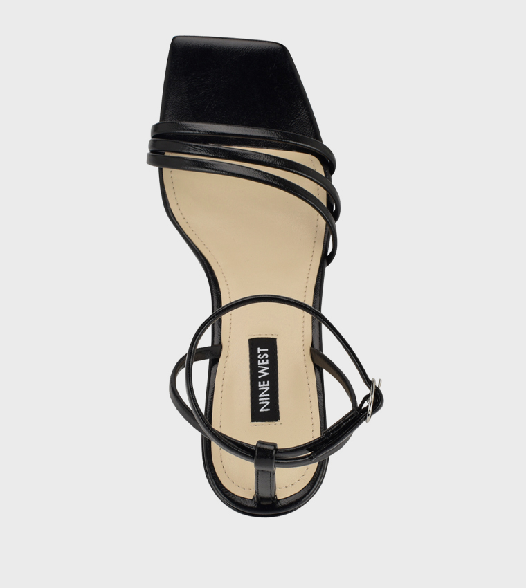 EMBA Ankle Strap Block Heel Sandals