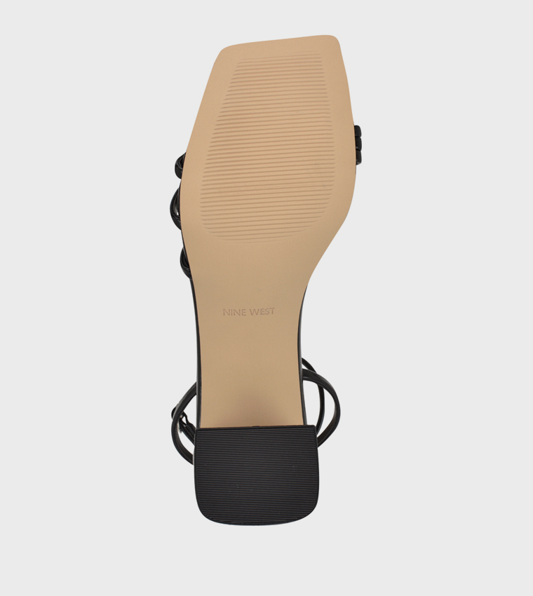 EMBA Ankle Strap Block Heel Sandals