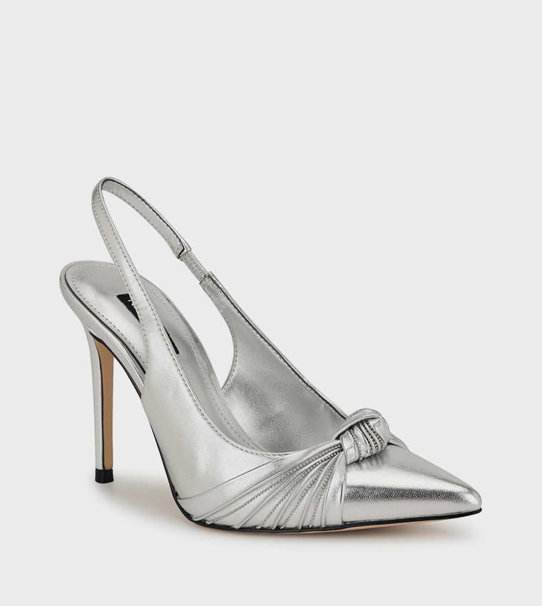 FAIVE Knot Detail Slingback Pumps
