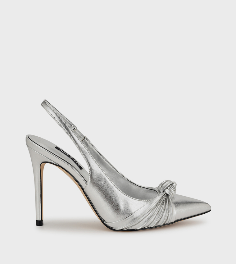 FAIVE Knot Detail Slingback Pumps
