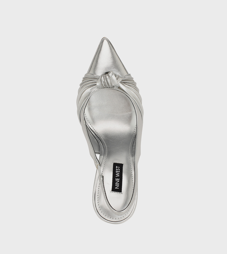 FAIVE Knot Detail Slingback Pumps