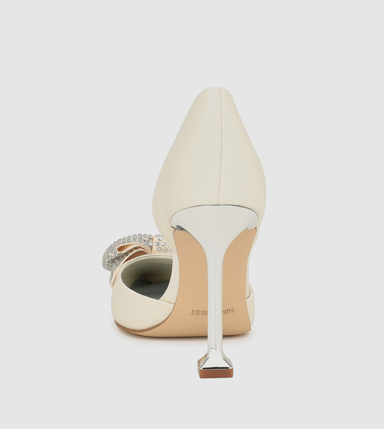 FANNIE Embellished Bow D'Orsay Pumps