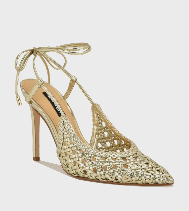 FESSLA Braided Slingback Pumps