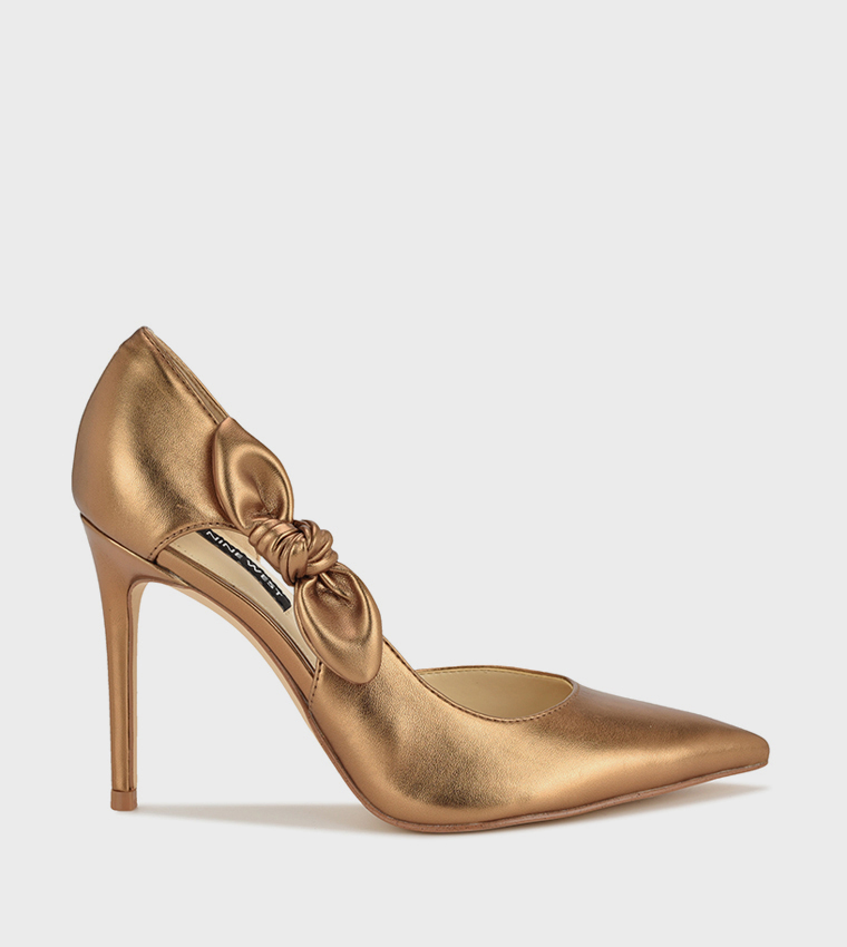 FHALON Metallic Knot Detail Pumps