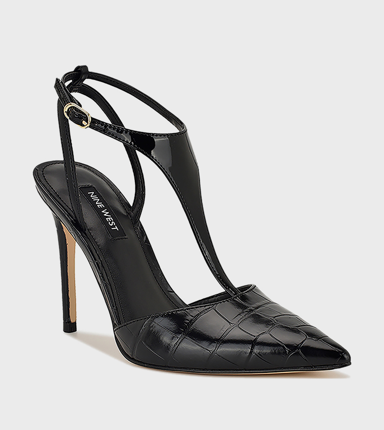 fantama60 ネスカフェ Buy Nine West FIESTA Textured Ankle Strap Pumps In Black