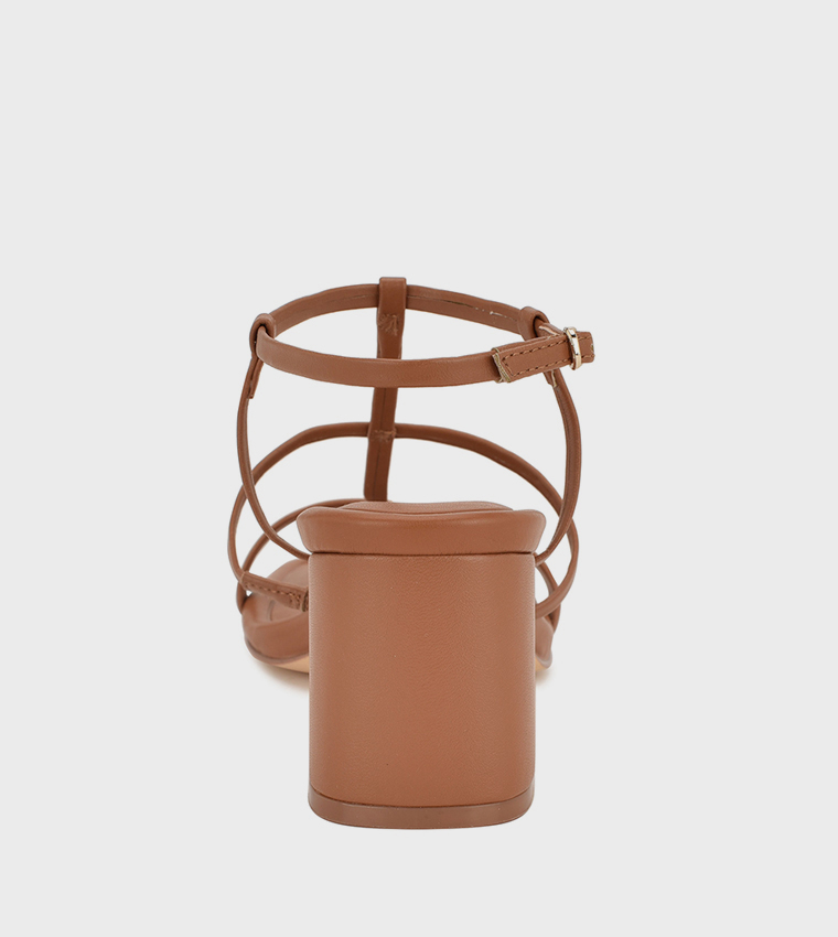 GENDIA Strappy Block Heel Sandals