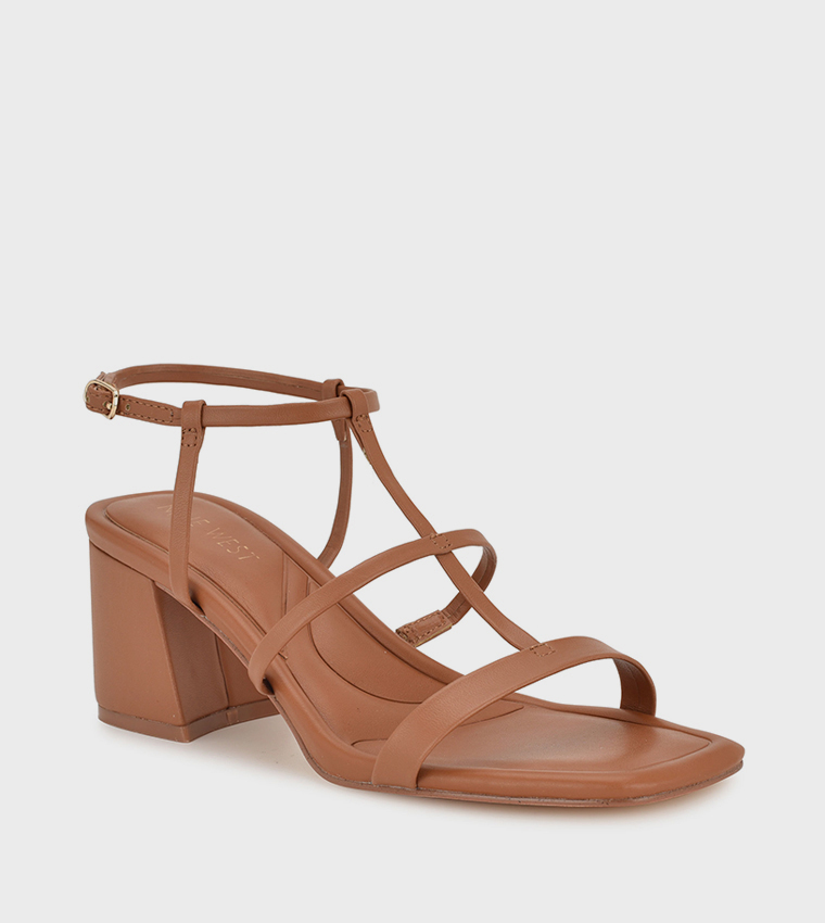 GENDIA Strappy Block Heel Sandals
