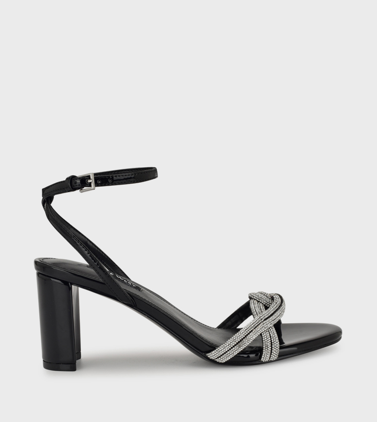 GENNER Embellished Heeled Sandals