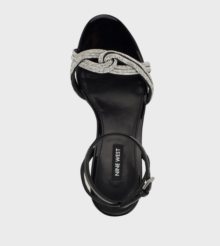 GENNER Embellished Heeled Sandals