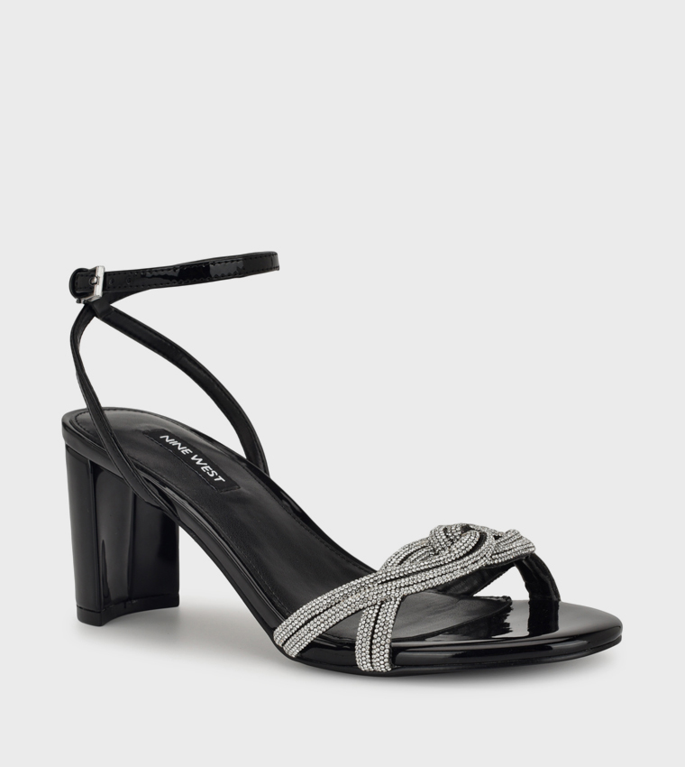 GENNER Embellished Heeled Sandals