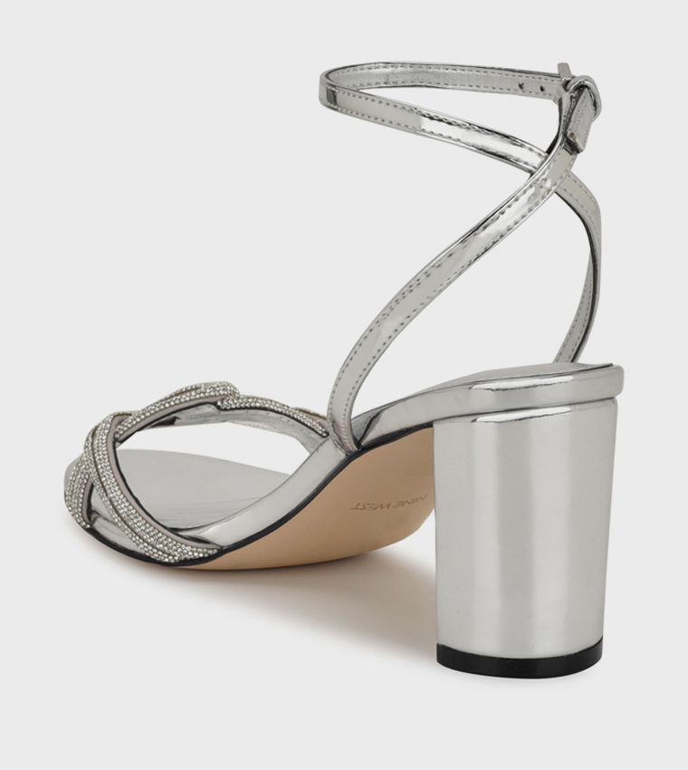GENNER Embellished Heeled Sandals