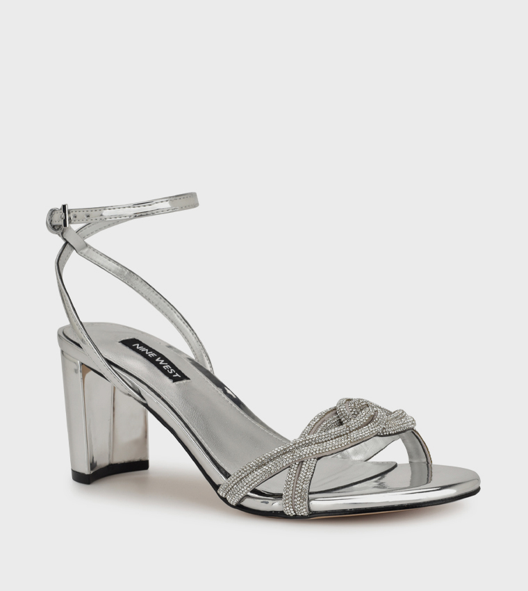 GENNER Embellished Heeled Sandals