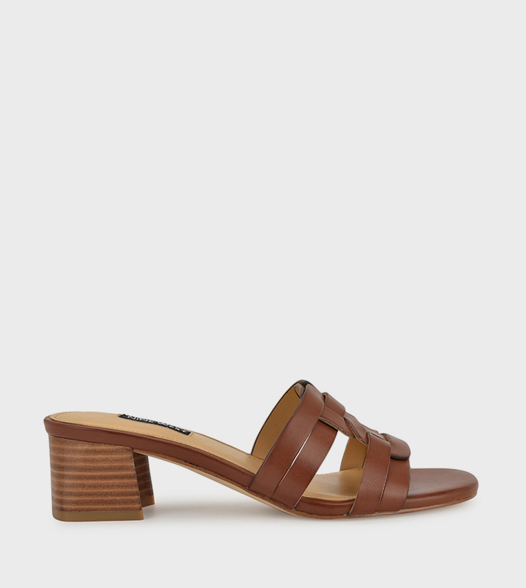 GENNIE Strappy Block Heel Sandals