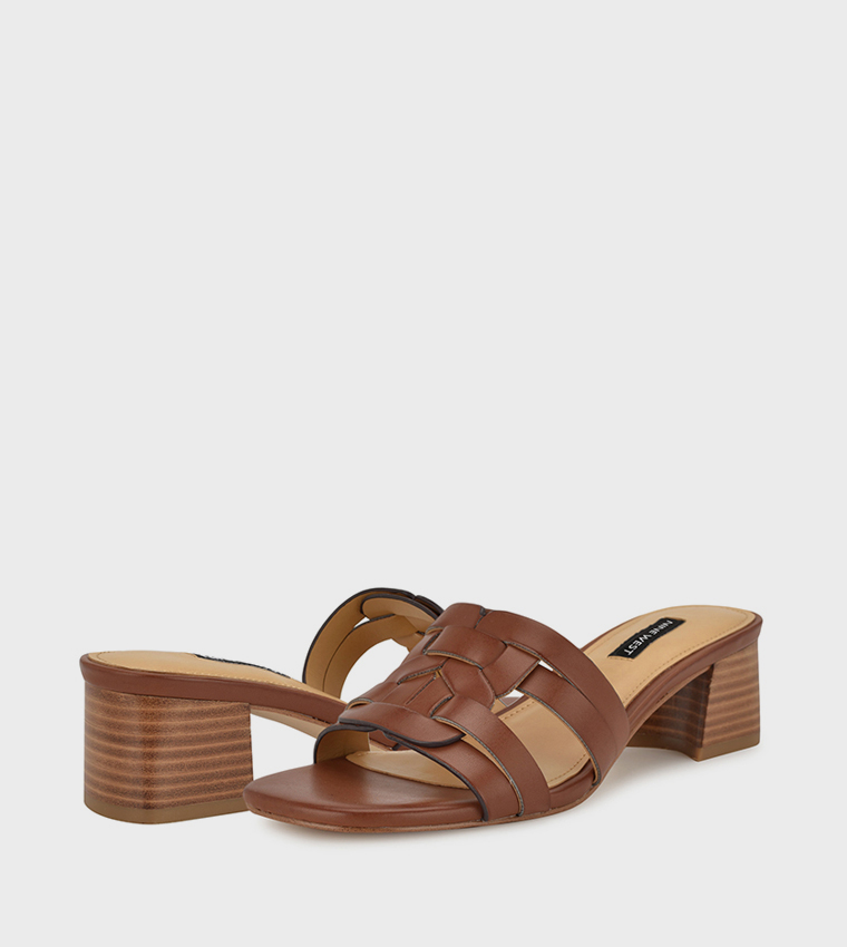 GENNIE Strappy Block Heel Sandals