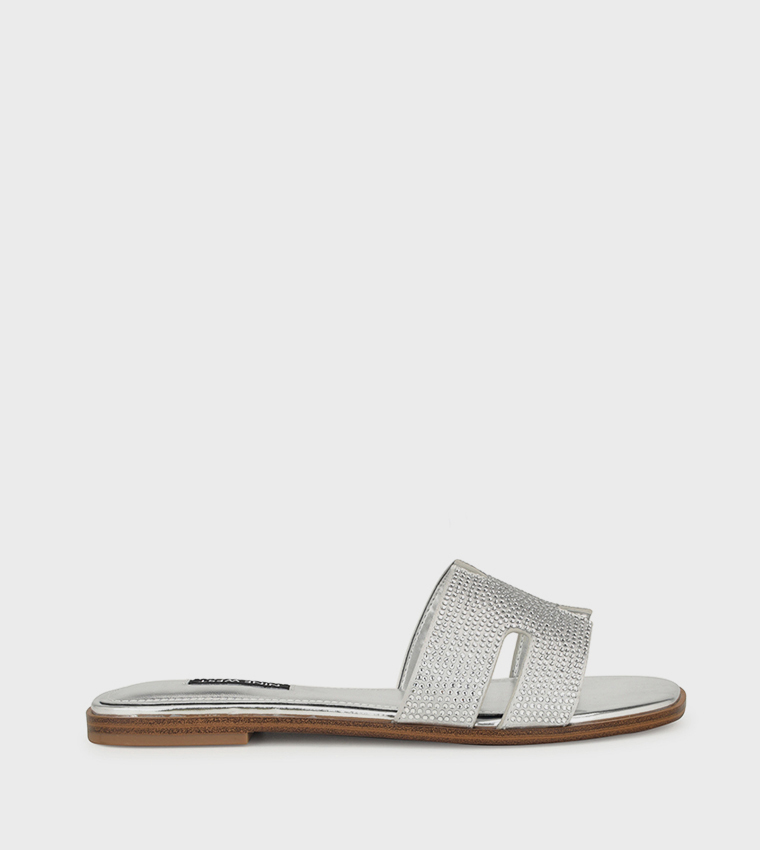 GISELLEH Embellished Flat Sandals