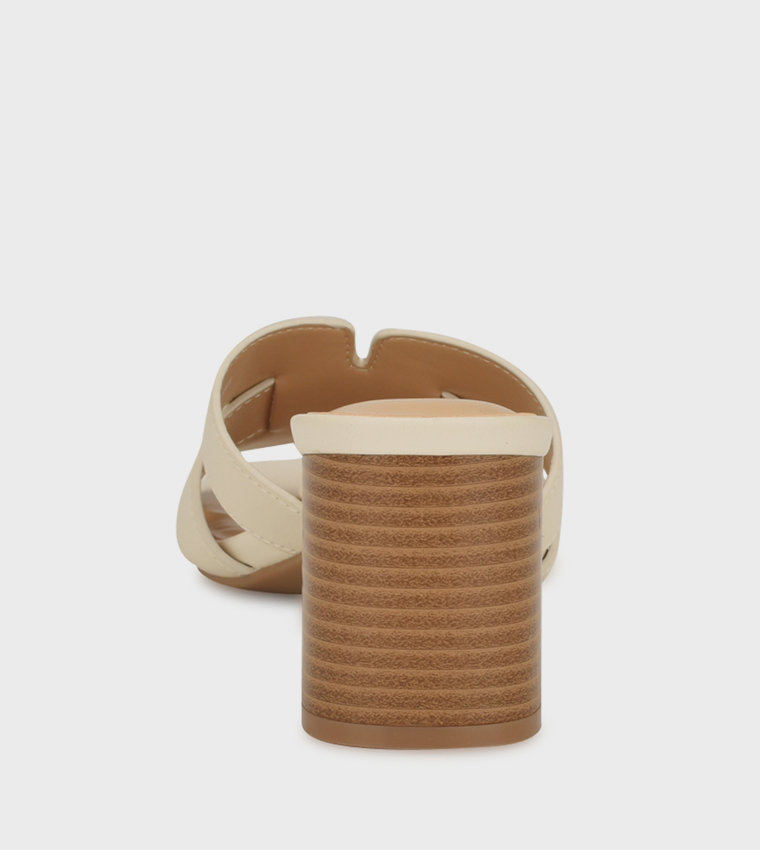 GLANCE Block Heel Sandals
