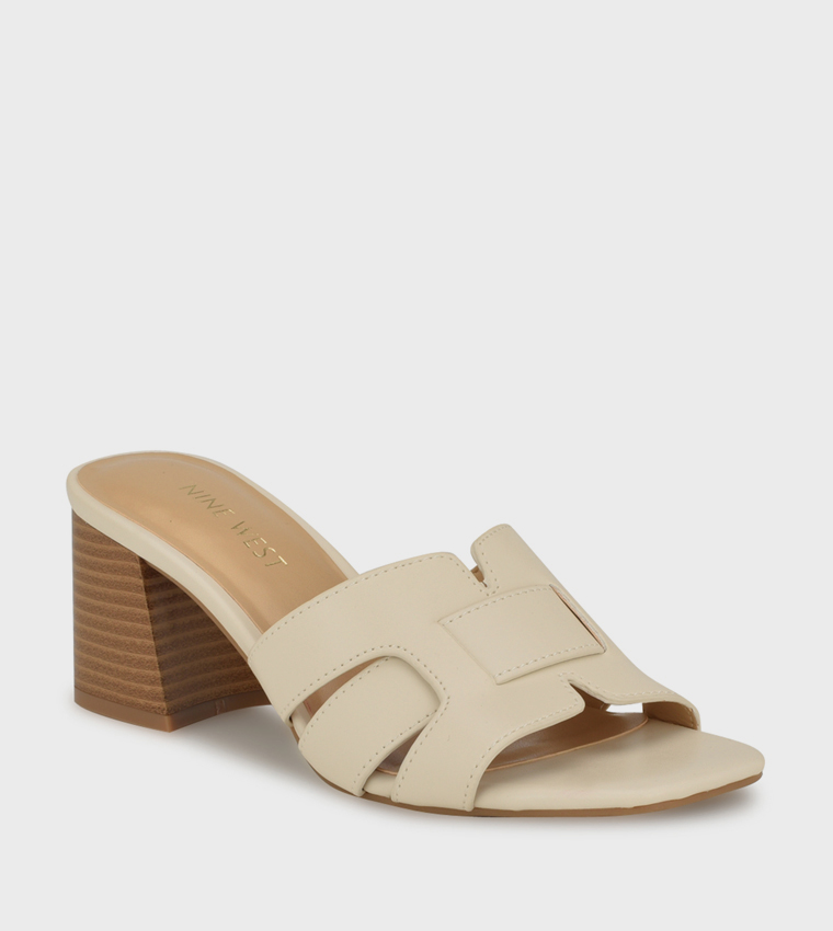 GLANCE Block Heel Sandals