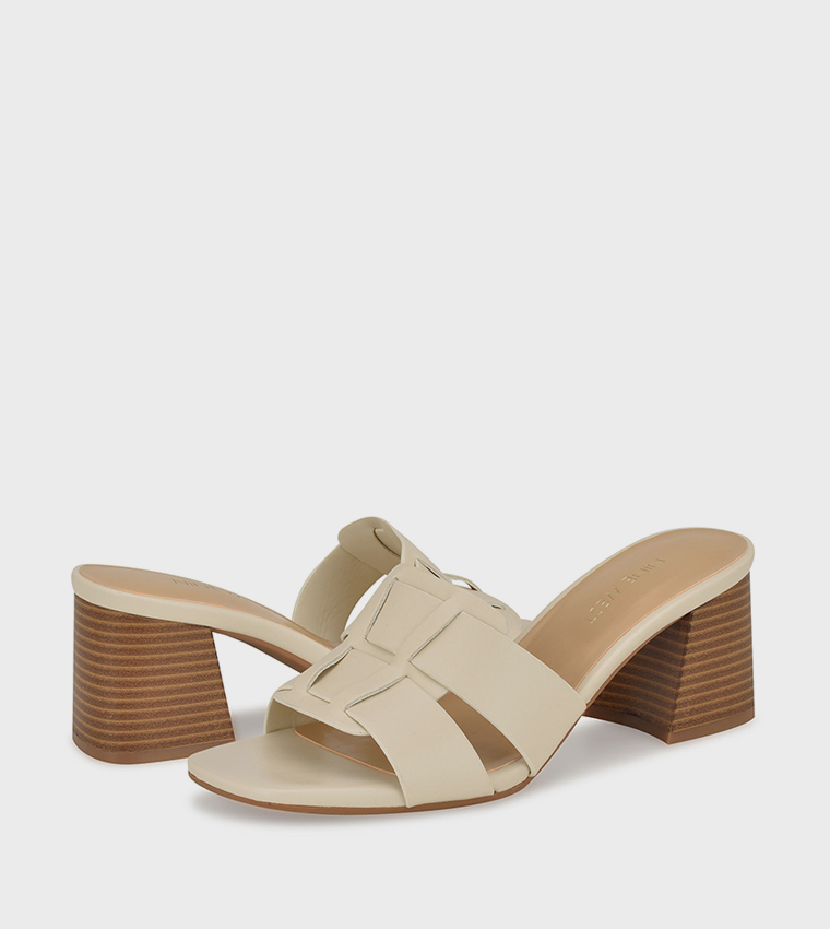 Open Toe Block Heel Sandals
