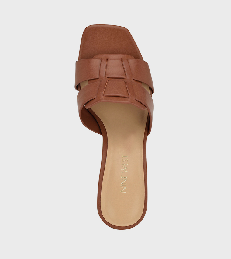 Open Toe Block Heel Sandals