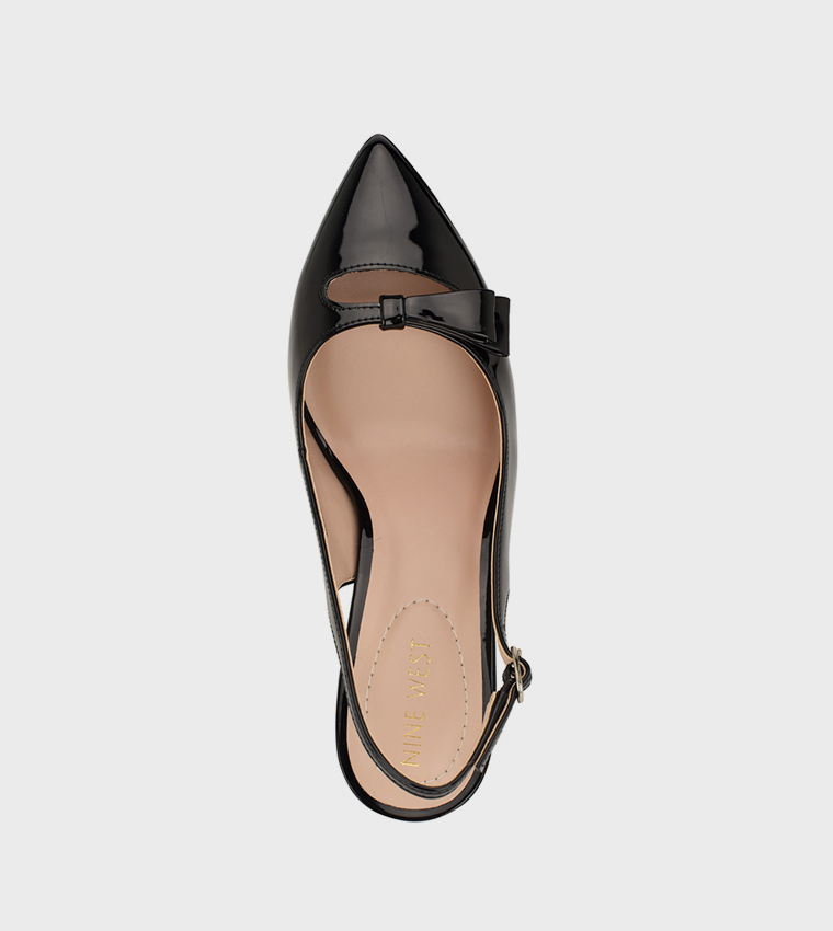 GLIYA Cut-Out Detail Slingback Pumps