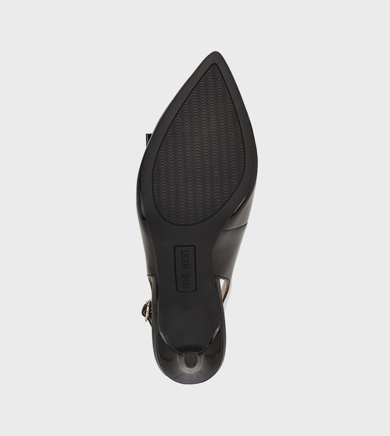 GLIYA Cut-Out Detail Slingback Pumps