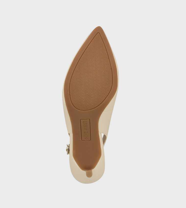 GLIYA Cut-Out Detail Slingback Pumps