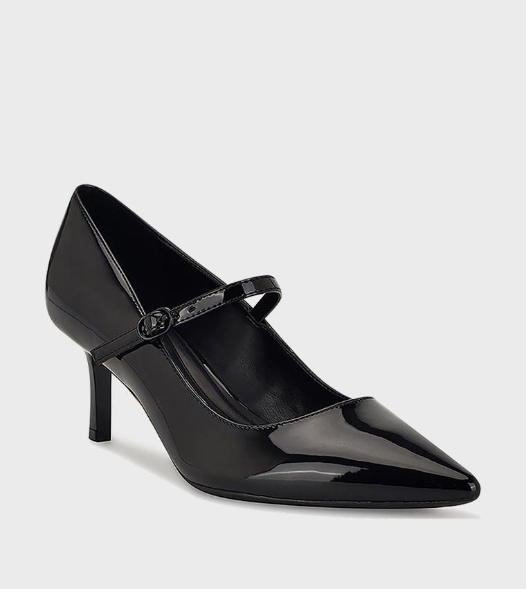 HADEY Glossy Mary Jane Pumps