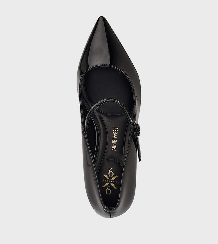 HADEY Glossy Mary Jane Pumps