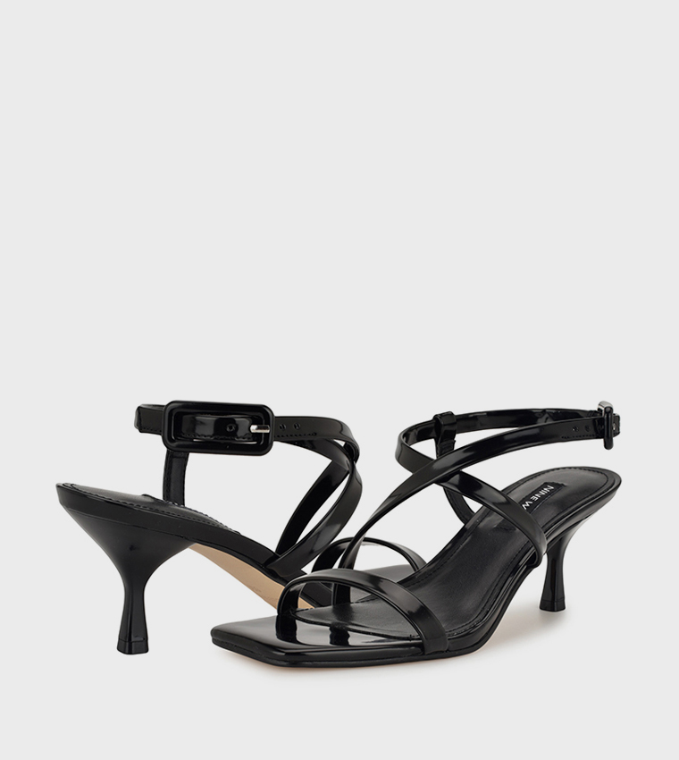 HANNI Ankle Strap Heeled Sandals
