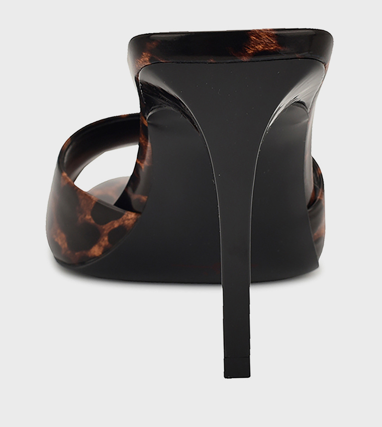 HATHER Leopard Print Heeled Sandals