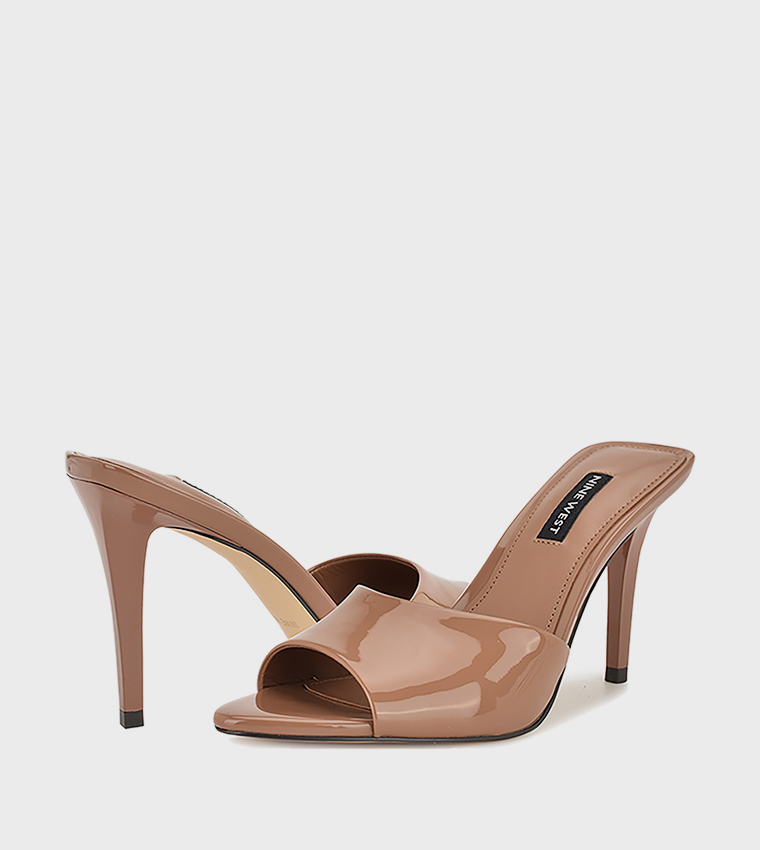 HATHER Glossy Heeled Sandals
