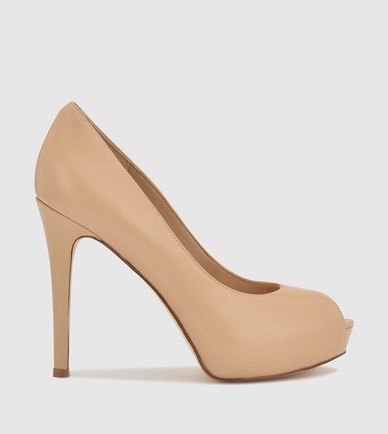 Peep toe cheap high heels