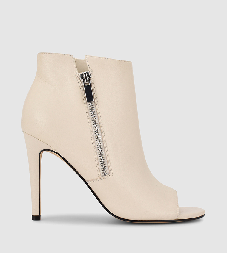 Nine west open toe booties best sale