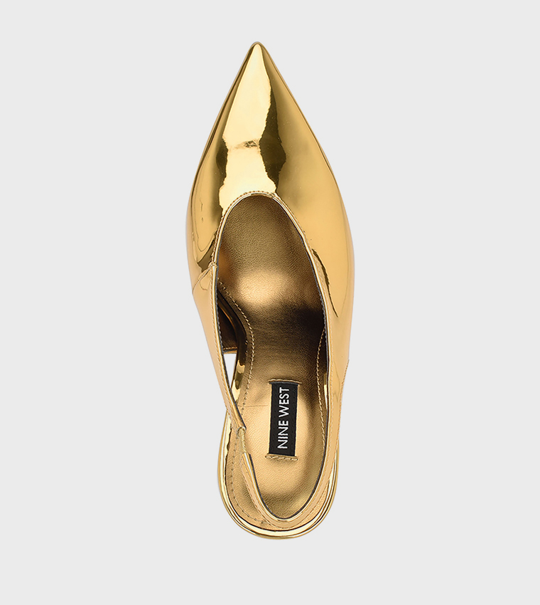 KATES Metallic Slingback Pumps