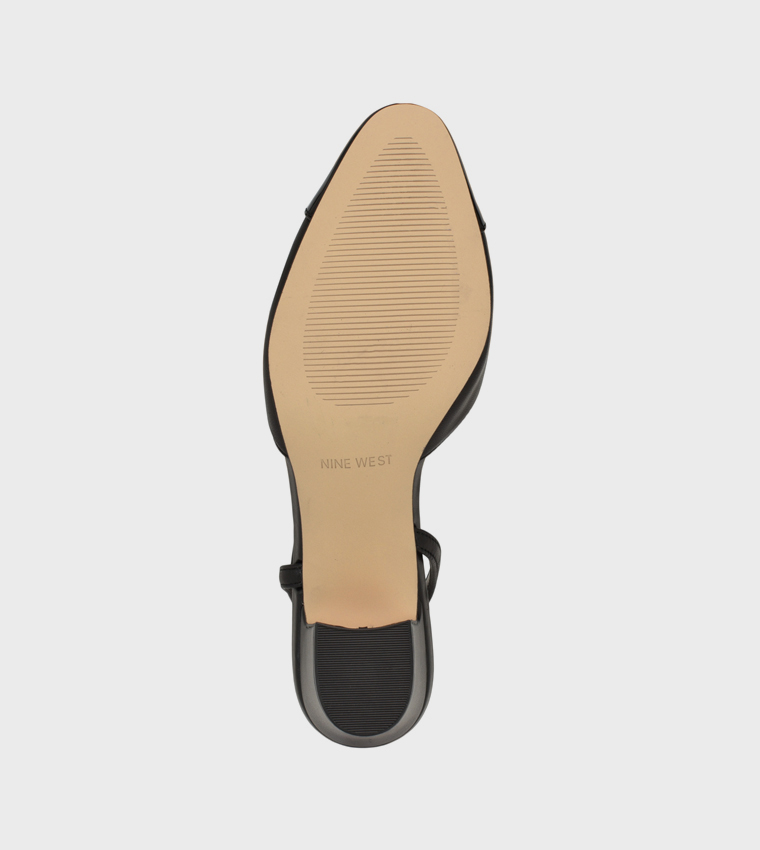 LACROS Block Heel Slingback Pumps