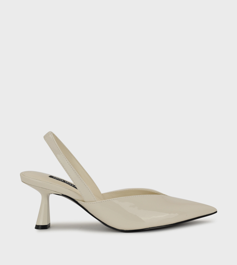 LENEA Glossy Slingback Pumps
