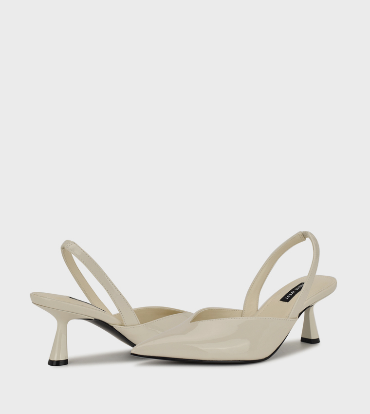 LENEA Glossy Slingback Pumps